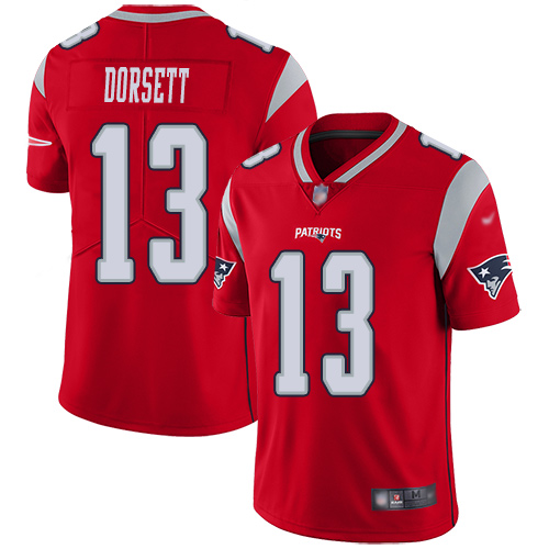 New England Patriots Football #13 Inverted Legend Limited Red Men Phillip Dorsett NFL Jersey->women nfl jersey->Women Jersey